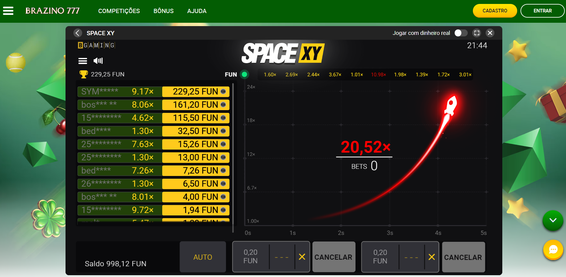 Space XY como jogar